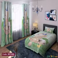 ست اتاق خواب پسرانه طرح تدی و خرگوش کد BD1066