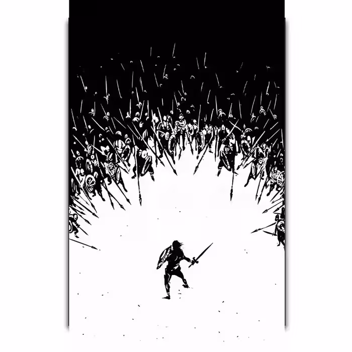 تابلو تنها در برابر لشکر