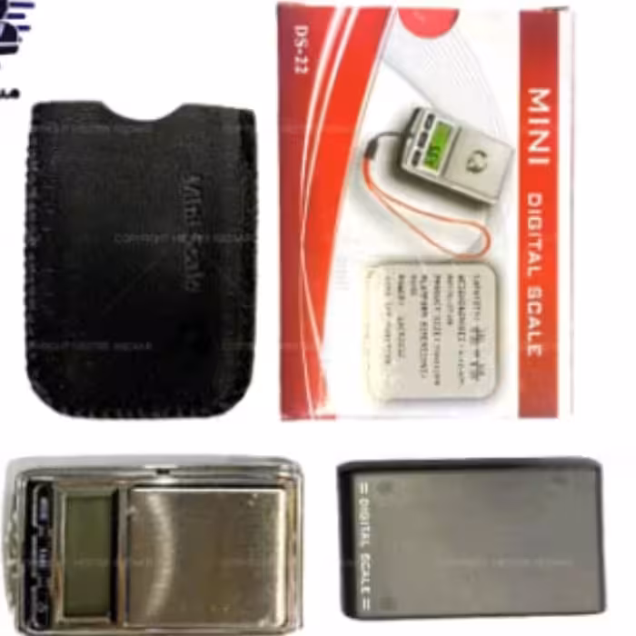 ترازو دیجیتال انگشتر 200 گرمی جیبی با کیف مدل MINI DIGITAL SCALE DS22

