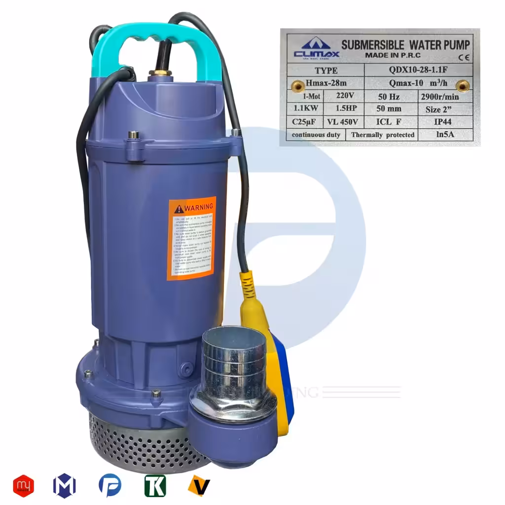 کفکش 28 متری 2 اینچ کلایمکس مدل QDX10-28-1.1F