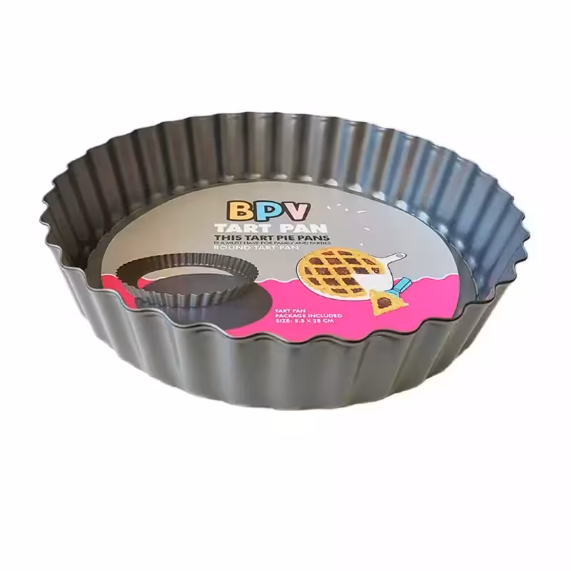 قالب تفلون تارت کف جدا 24 سانت لبه بلند