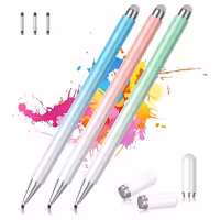 قلم لمسی Stylus Pens for Touch Screens, 2 in 1 Magnetic Disc Stylus Pen