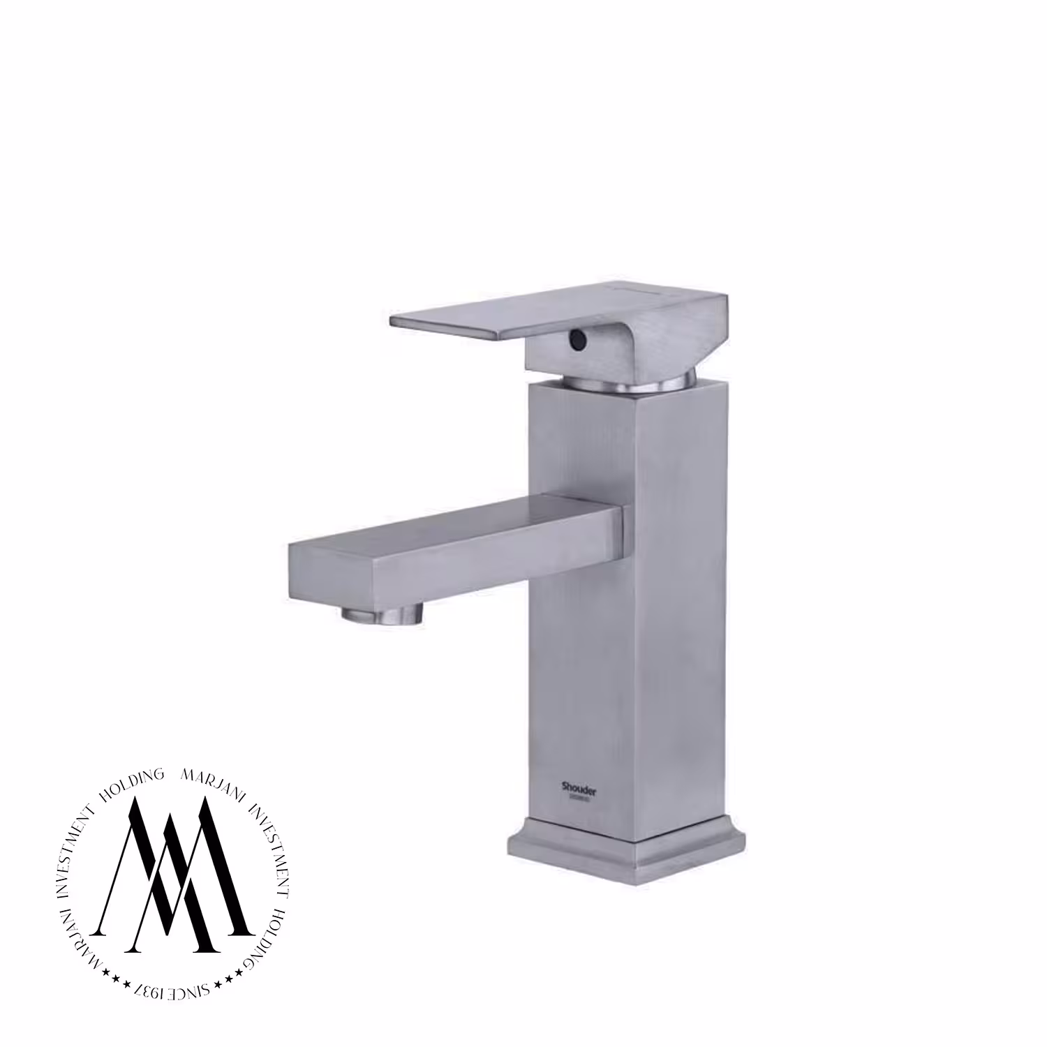 شیر روشویی شودر مدل اروپا پایه کوتاه (کروم مات)