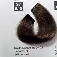 رنگ بلوند شنی تیرهS7 ،6.15 ، رنگ مو کاترومر بدون آمونیاک و یک عدد اکسیدان 150 میلی لیتر | amazonchi