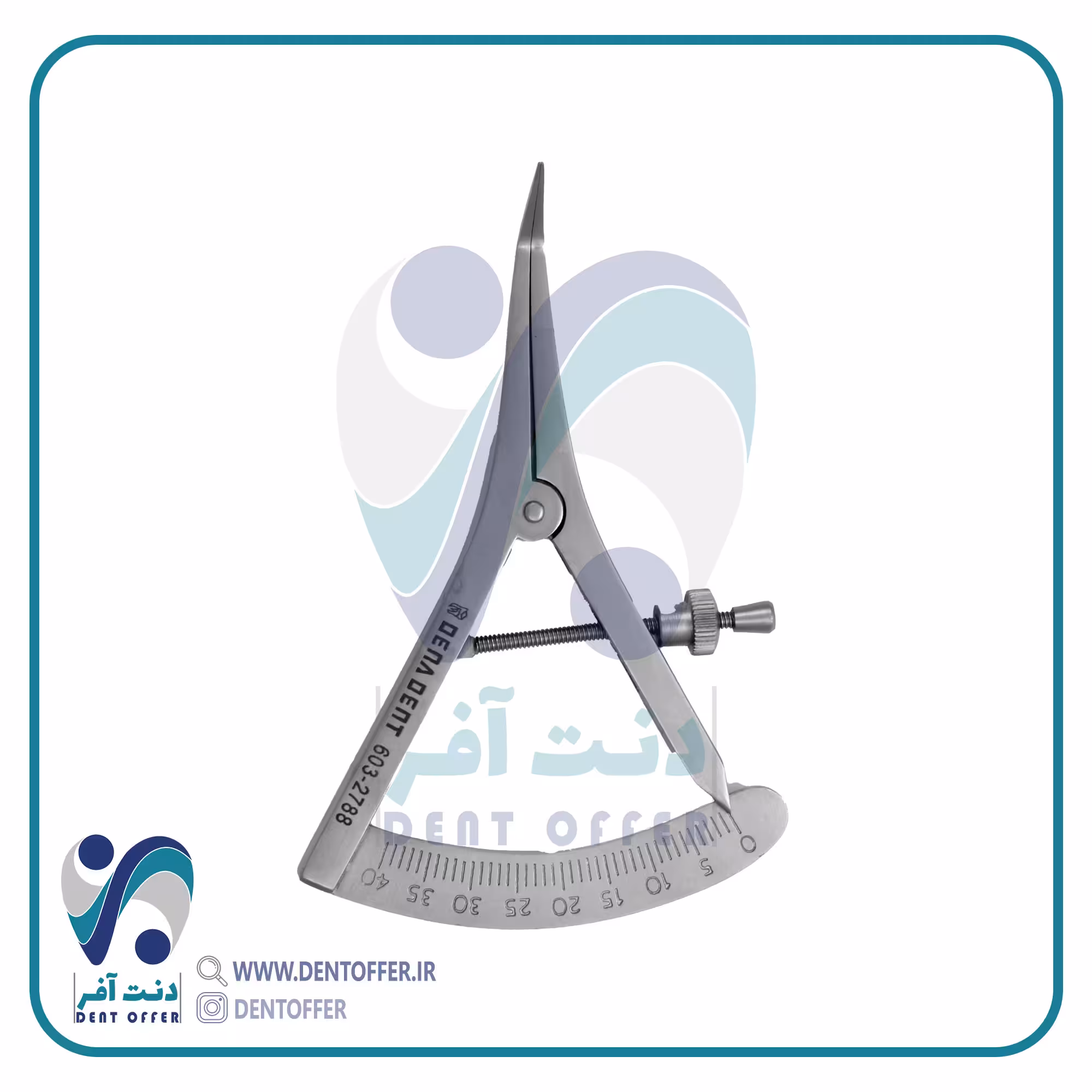 کالیپر سرکج 0.40mm برند دنا پویا