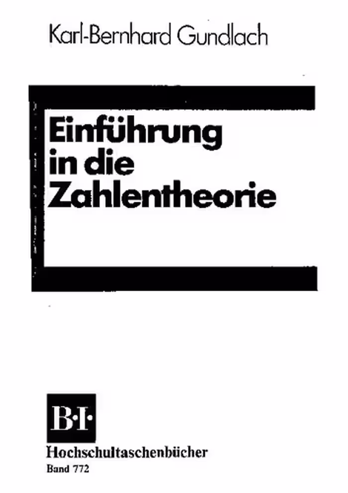 خرید و دانلود نسخه کامل کتاب Einführung in die Zahlentheorie