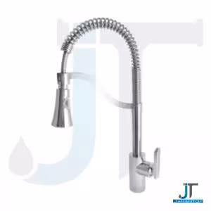 شیر ظرفشویی اهرمی فنری کروم آریانا (مدل تنسو)