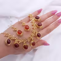 نیمست طرح طلای زنانه، مدل سنگدار، برند مطرحmaydear، کد1233💍