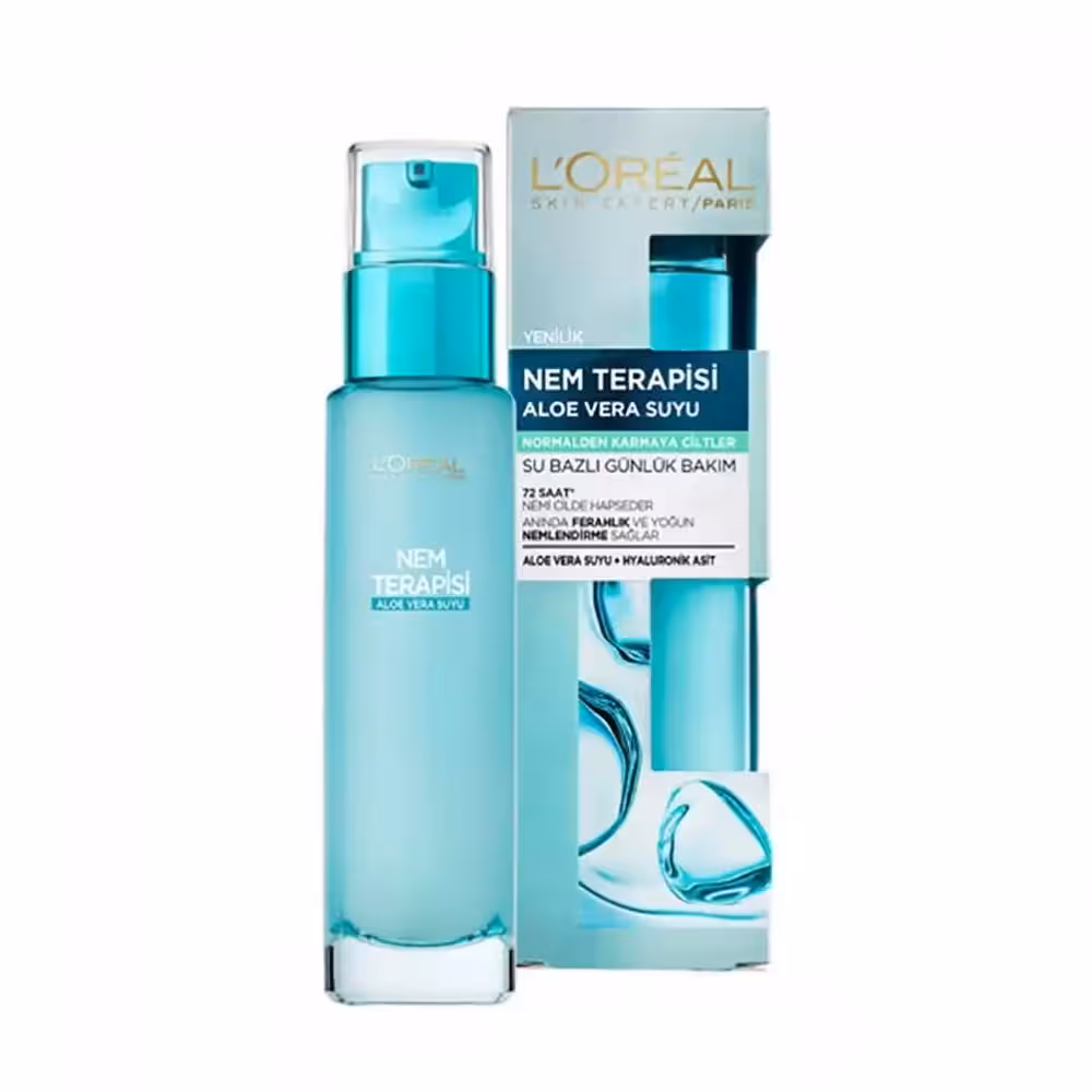 سرم آبرسان لورال Loreal عصاره آلوئه ورا پوست نرمال تا مختلط حجم 70 میل