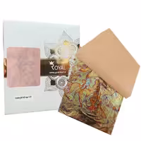ورق طلا طرح دار دفترچه ای رویال (کد01)