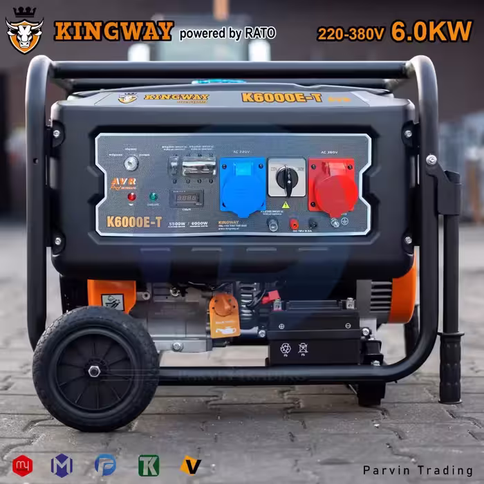 موتور برق کینگ وی 6 کیلووات مدل K6000E-T