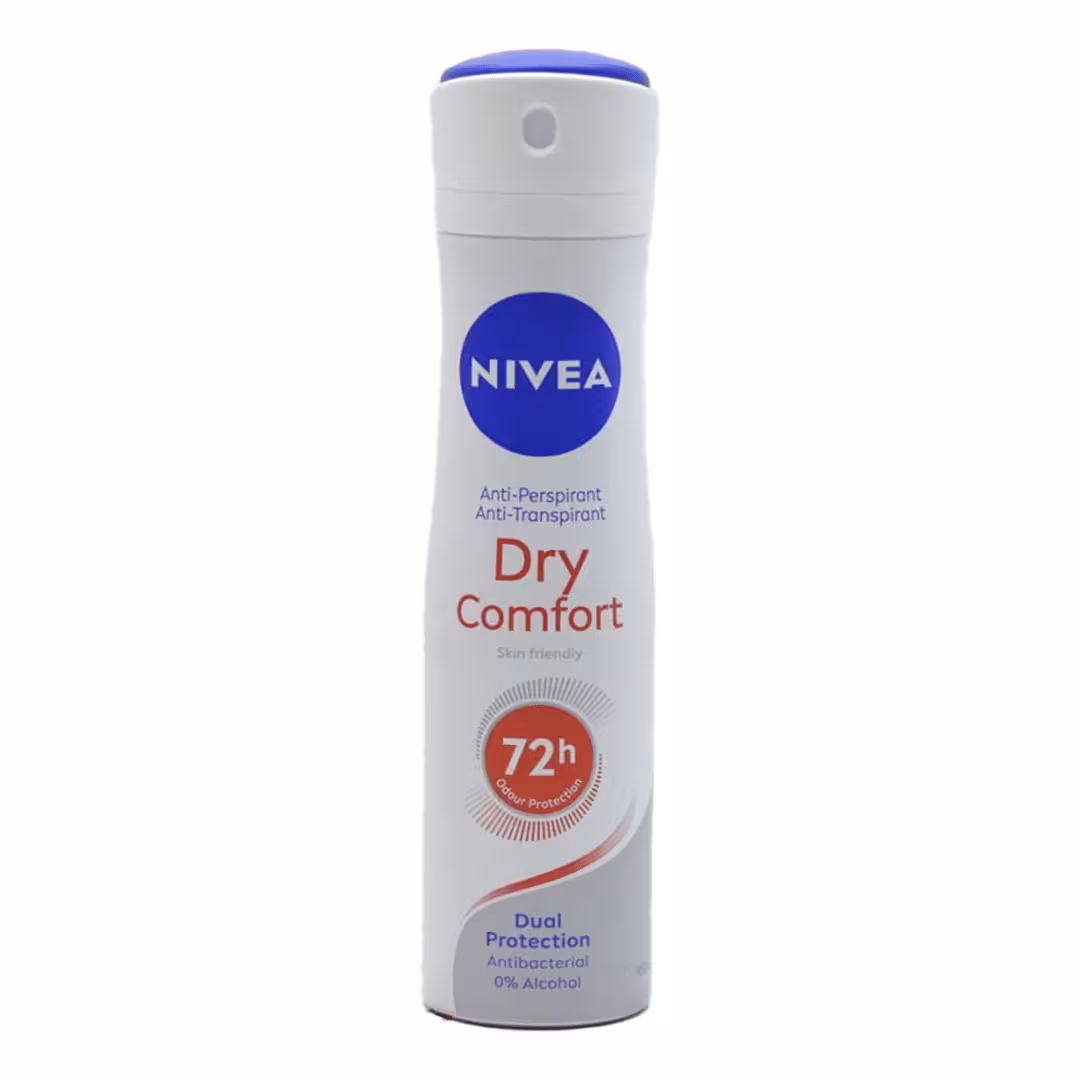 اسپری ضد تعریق پودری زنانه نیوآ مدل 150 میل  Nivea Dry Comfort 72H