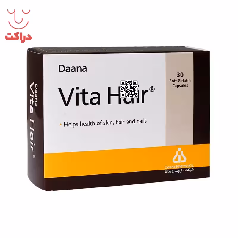 سافت ژل ویتا هیر دانا 30 عدد