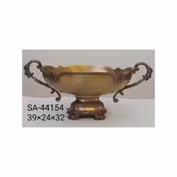 ظرف آجیل خوری بیضی برنجی ساریس 44154