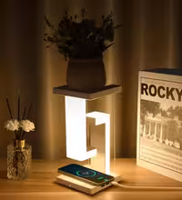 چراغ خواب معلق رومیزی مدل شارژر بی سیم SMART DESK LAMP