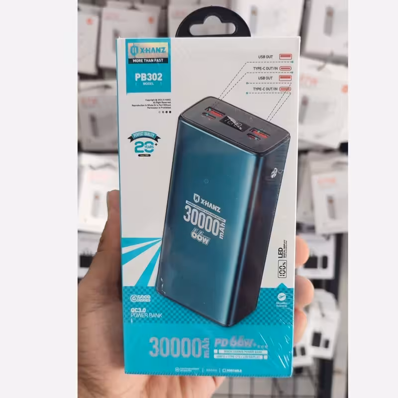 پاور بانک 30 هزار و 20 هزار و 10 هزار میلی آمپر فست شارژ ( خرید عمده و تکی پاور بانک گناوه مارکت )