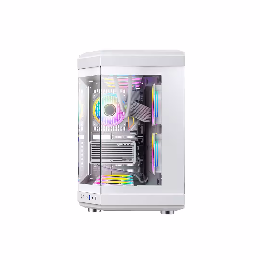 مشخصات،قیمت و خرید کیس کامپیوتر گیم مکس Hype White | آبتین مال