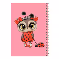 دفتر مشق 80 برگ اس جی مدل جغد کد 1