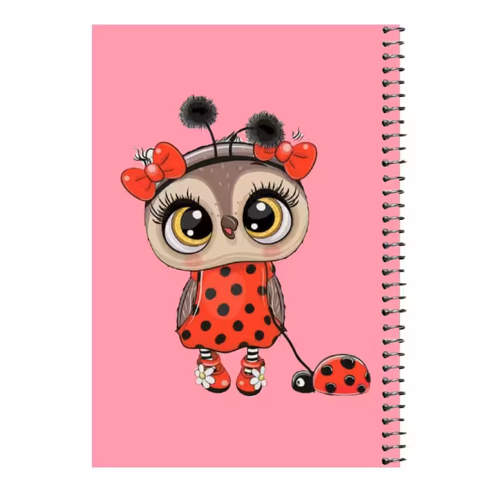 دفتر مشق 80 برگ اس جی مدل جغد کد 1