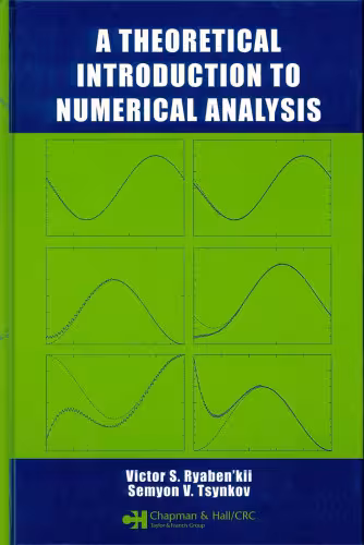 خرید و دانلود نسخه کامل کتاب A Theoretical Introduction to Numerical Analysis