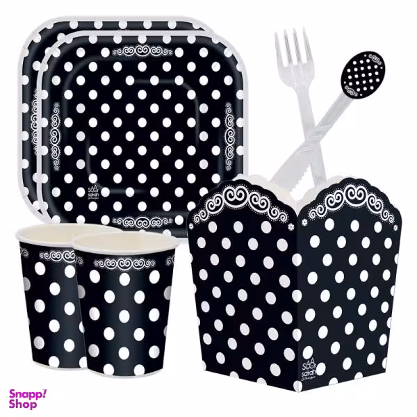 مجموعه 55 عددی تم تولد طرح خالدار مدل BD