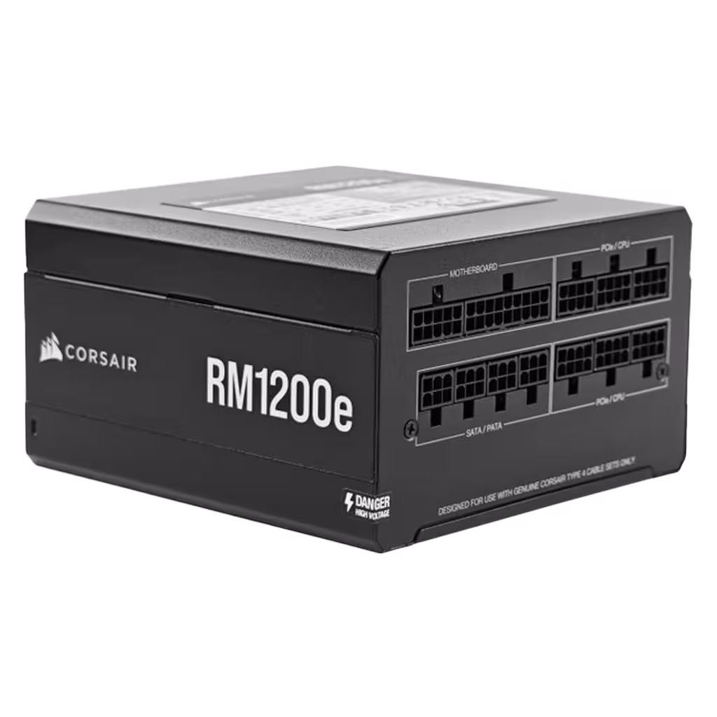 پاور 1200 وات کورسیر CORSAIR RM1200e GOLD ATX 3.1 Fully Modular Low Noise 2025