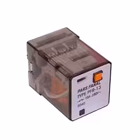 رله شیشه ای دو کنتاک پارس فانال مدل PFR-22 قفل شو