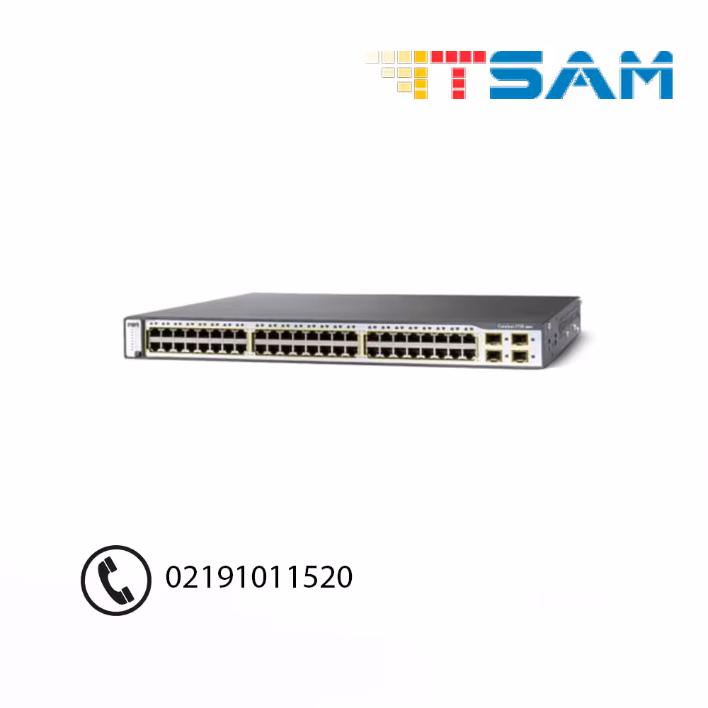 سوئیچ سیسکو Cisco WS-C3750V2-48PS-S