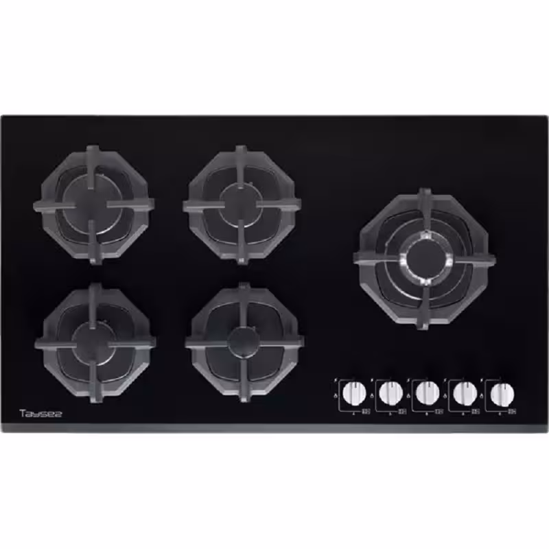 اجاق گاز صفحه ای شیشه ای تایسز مدل TBG5-1920