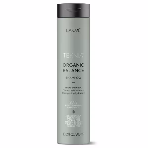 شامپو بدون سولفات لاکمه سری Teknia مدل Organic Balance حجم 300 میل