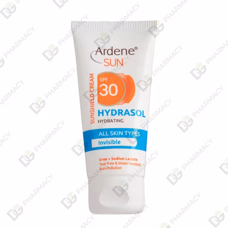 کرم ضد آفتاب SPF30 بدون رنگ با خاصیت مرطوب کنندگی مناسب انواع پوست دیجی فارماسی