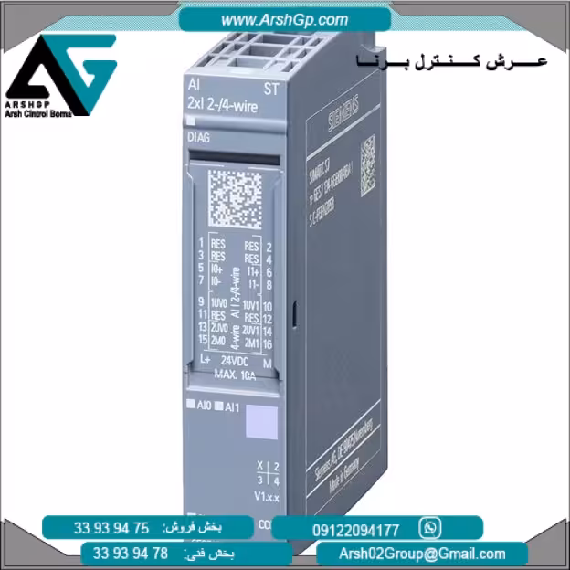 کارت ورودی آنالوگ مدل 6ES7134-6GB00 زیمنس از خانواده PLC ET200SP