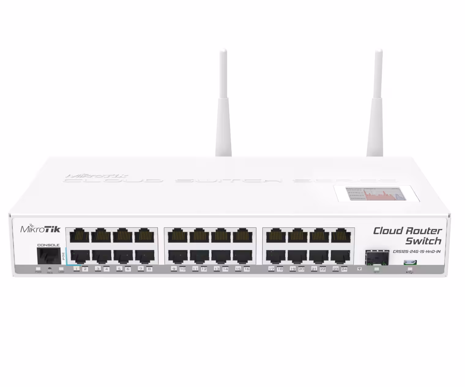 سوئیچ روتر ابر CRS125-24G-1S-2HnD-IN میکروتیک لایه 3هوشمند