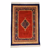 فرش دستباف سه و نیم متری طرح کف ساده قشقایی کد 40404111