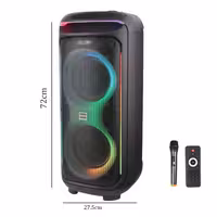 اسپیکر چمدانی بلوتوثی گلکس بیت GS-60   میکروفون و ریموت کنترل