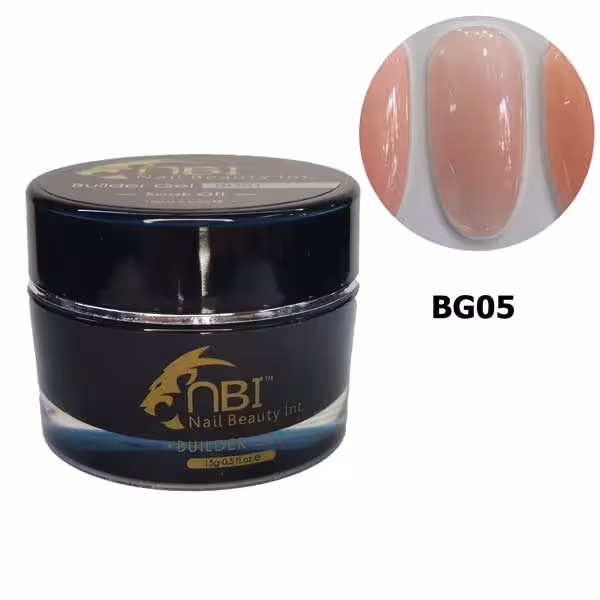 بیلدر ژل کد 05 صورتی روشن حجم 15 گرمی nbi