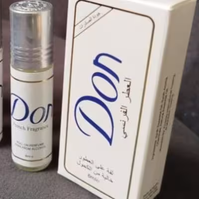 عطر Don اصلی اسانس فرانسوی رایحه صابونی و تمیزی 6 میل
