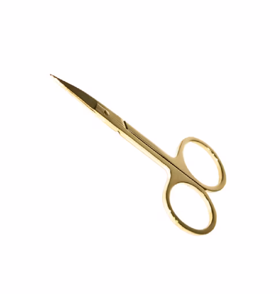 قیچی ابرو هوبش طلایی 0658