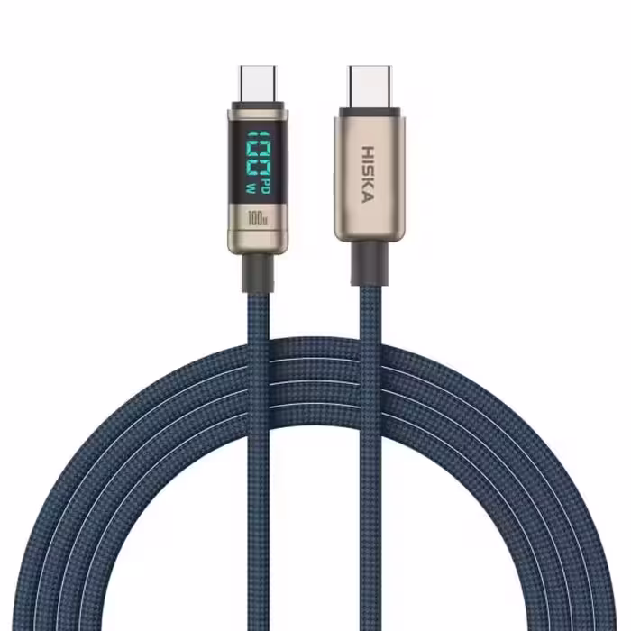 کابل تبدیل USB-C به USB-C هیسکا مدل LX-20CC طول 1 متر