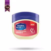 ژل وازلین بلو سیل Vaseline Blue Seal مدل ویتامین E و تغذیه‌کننده پوست Nourishing Skin Vitamin E حجم 100 میلی لیتر (اورجینال)