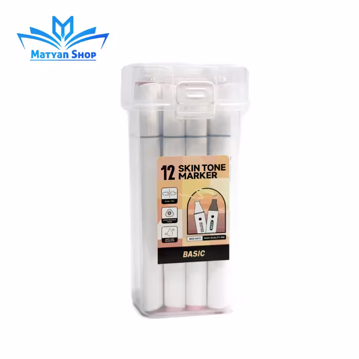 ماژیک راندو بیسیک رنگ پوست 12 رنگ