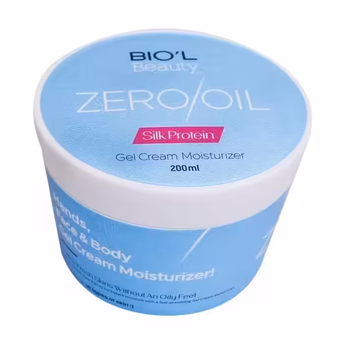 کرم ژل مرطوب کننده Zero Oil بیول حاوی پروتئین ابریشم