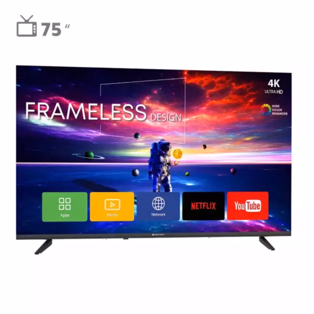 قیمت تلویزیون هوشمند لایت ویو 75 اینچ مدل LW-GQ7500-T2S2