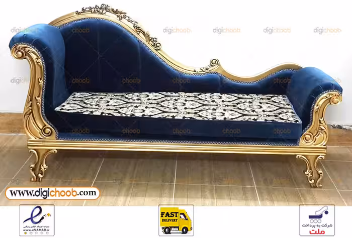 مبل شزلون گل ریز