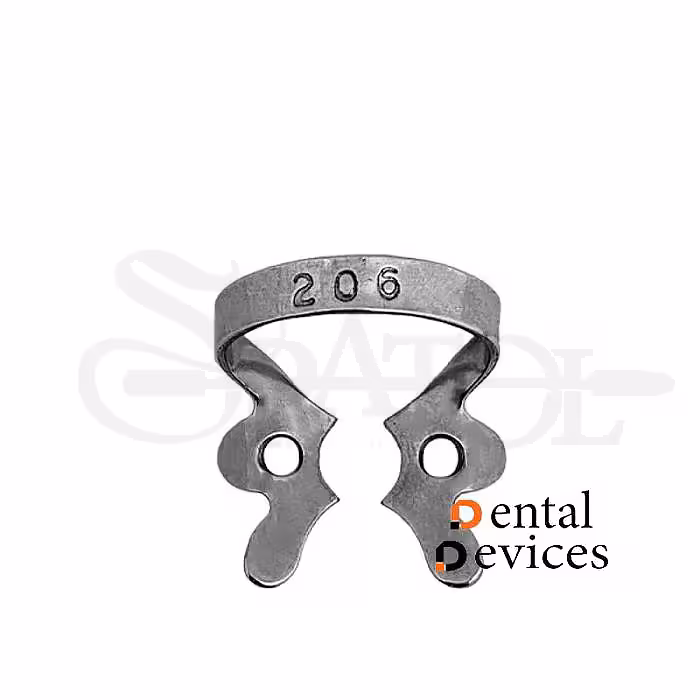 کلمپ رابردم پرمولر بالا و پایین با باله no.206 دنتال دیوایسDental Devices