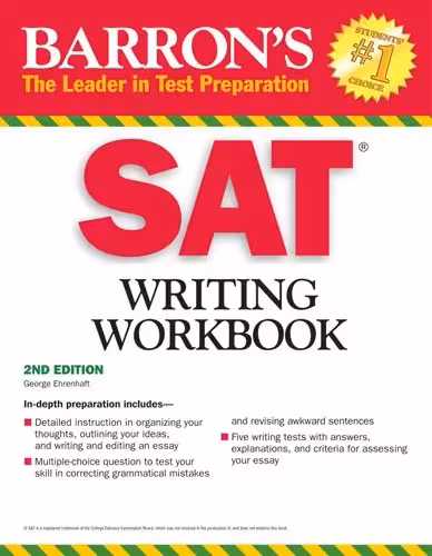 بارونز اس ای تی رایتینگ ورک بوک | کتاب انگلیسی Barron’s SAT Writing Workbook 2nd