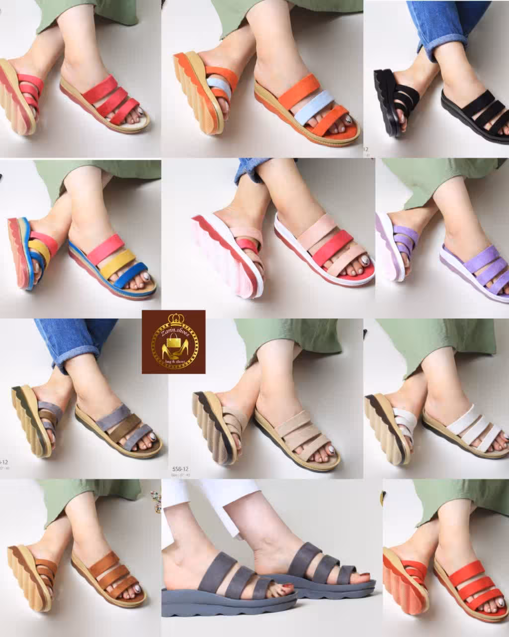 صندل و دمپایی روفرشی زنانه تمام طبی 558-12