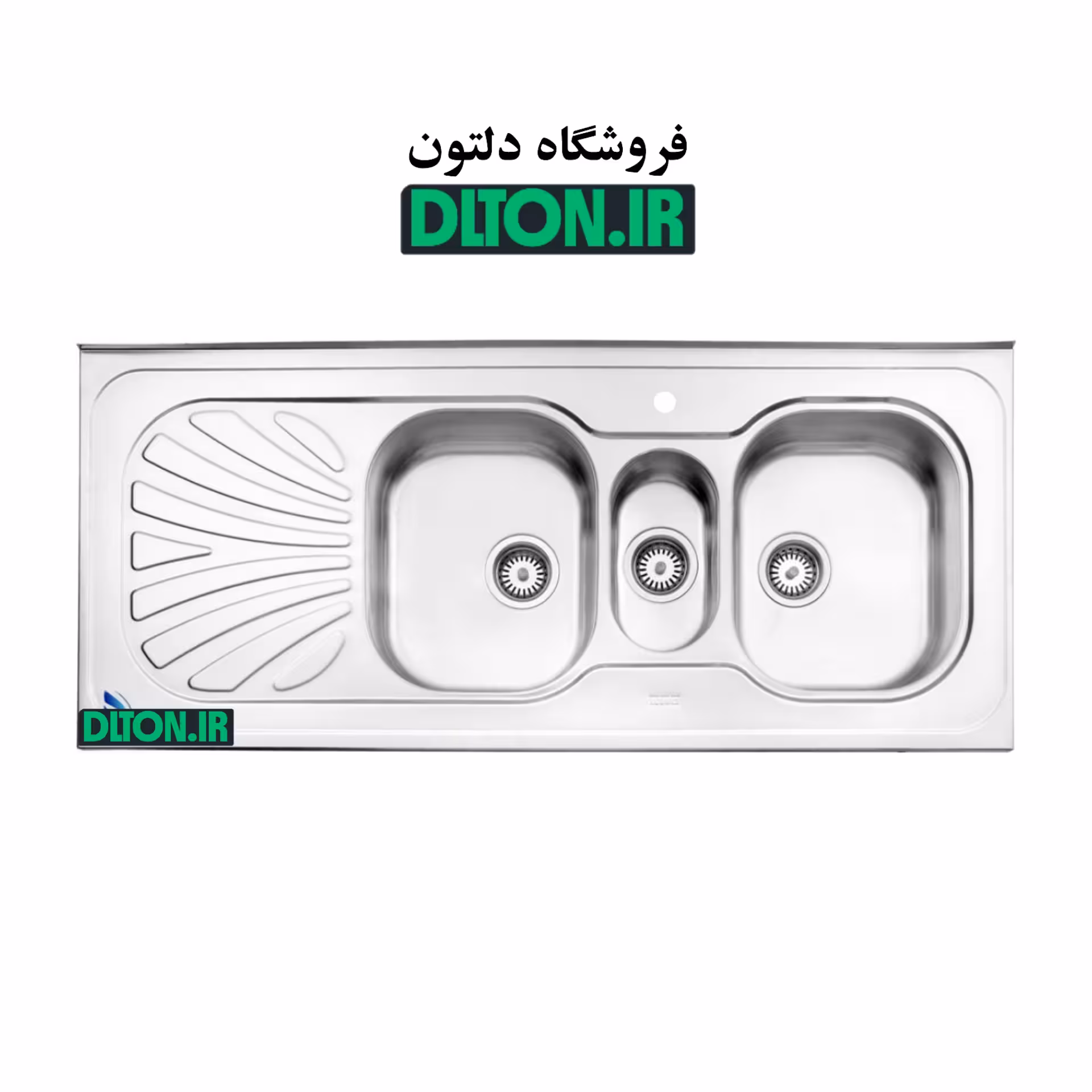 سینک استیل البرز مدل 530 روکار