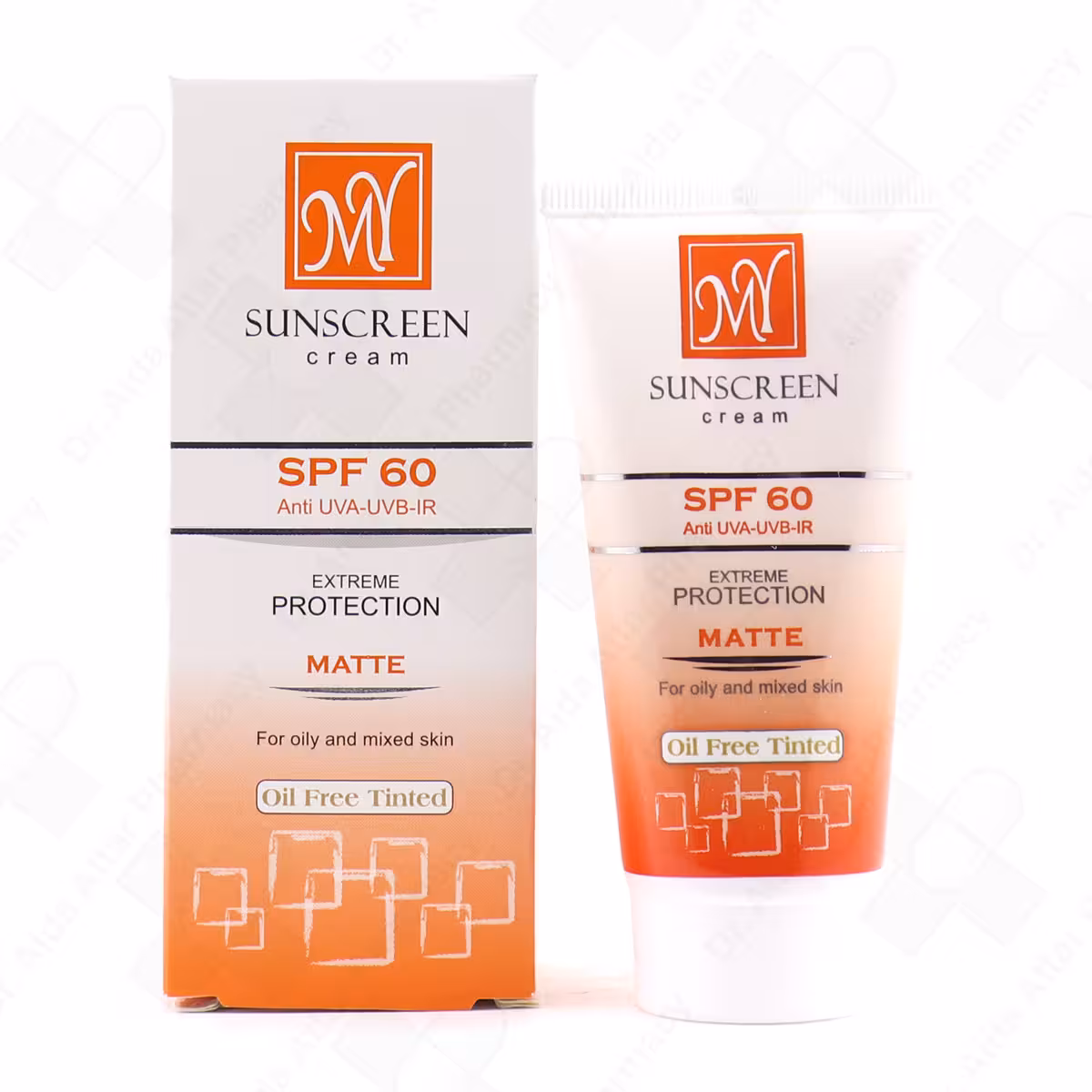 کرم ضد آفتاب فاقد چربی SPF60 مای رنگی مناسب پوست های چرب و مختلط 50 میلی لیتر
