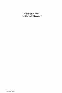 خرید و دانلود نسخه کامل کتاب Cortical Areas: Unity and Diversity (Conceptual Advances in Brain Research)